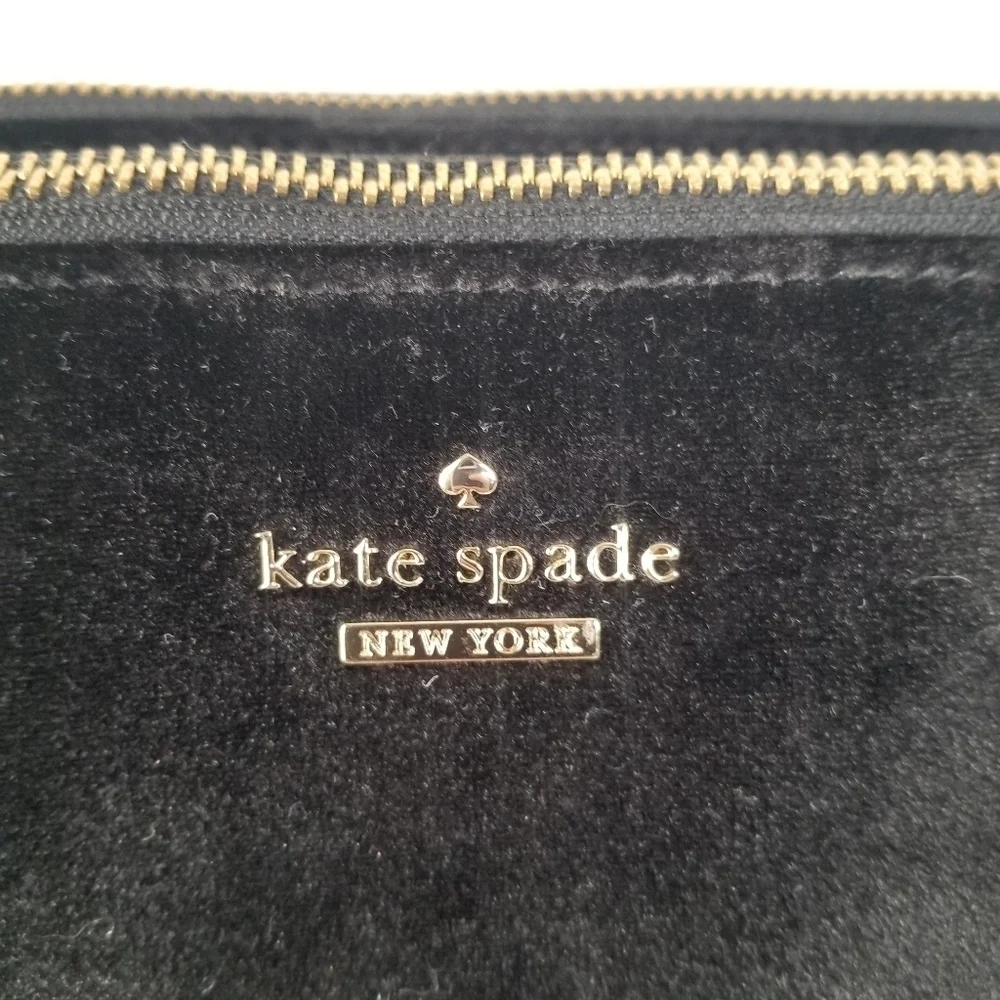 Kate Spade Black Velvet Mini Kona Satchel